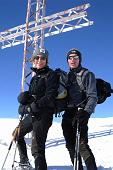 Salita invernale da Lizzola al Passo della Manina e al Monte Sasna con vento e tormenta di neve il 7 febbraio 2010 - FOTOGALLERY